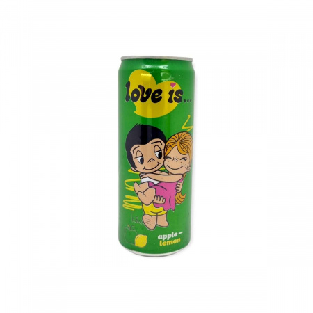 Напиток LOVE IS... 0.33мл Ж/Б (Apple-Lemon (Яблоко-Лимон))