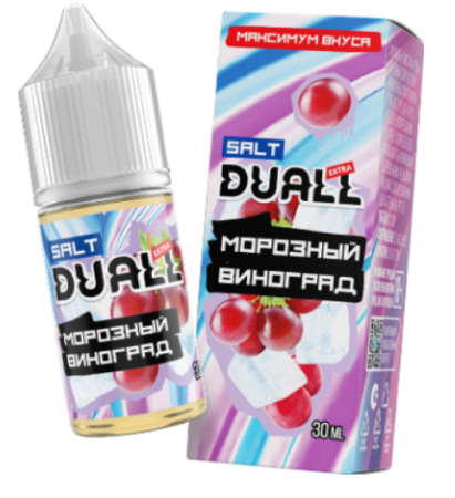 Жидкость Duall Extra salt 30ml LIGHT 20mg (Морозный виноград, Light)