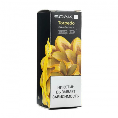 Жидкость SOAK L 30ml 20mg (Дыня Торпедо, Light)