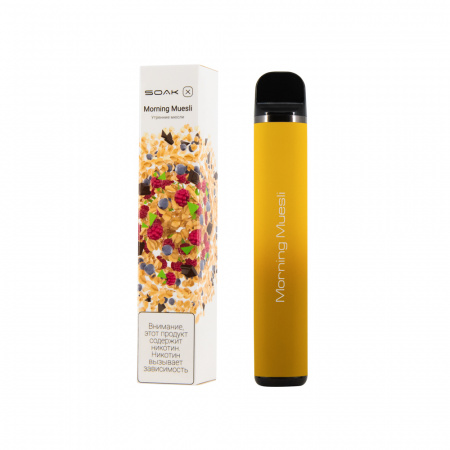 SOAK X 1500тяг (Morning Muesli (утренний мюсли), 1500 тяг)