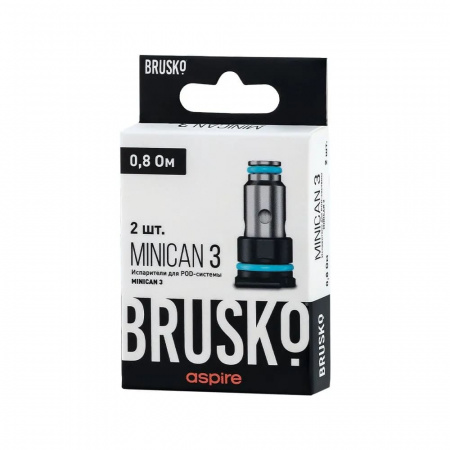 Испаритель BRUSKO MINICAN 3 1/2 (AF Mesh Coil, 0.8 Ом)