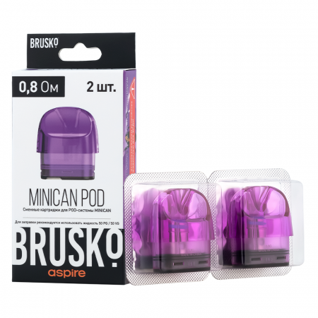 Картридж Brusko Minican 0.8ohm 3ml 1/1 (Фиолетовый)