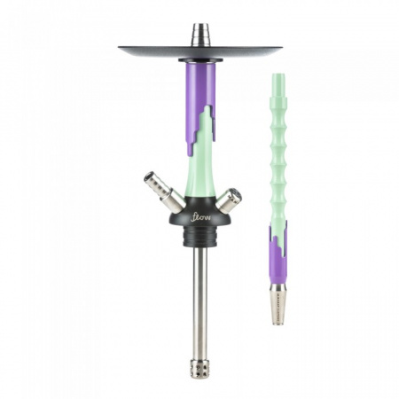 Шахта Mamay Customs Flow (шахта,мундштук) (Фисташка - сирень, 37 см, 14 мм, Шахта, Мундштук, Нержавеющая сталь, Да)