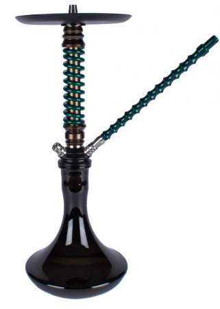 Шахта Mamay Customs Coilovers Mini (шахта,мундштук) (Бронзовая шахта, зеленая лакированная пружина, 53 см, Шахта, Мундштук, 16 мм, Да, Нержавеющая сталь)