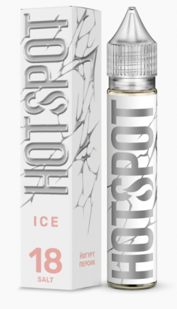Жидкость HOTSPOT Ice 30ml 18mg S (Ледяной Йогурт персик, Light)