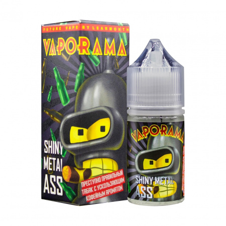 Жидкость Vaporama 30ml 20mg strong (Shiny metal Ass (Табак с кофе), Hard)