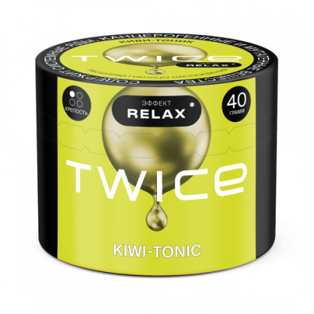Twice 40г (Kiwi Tonic (Киви тоник), Лёгкий)