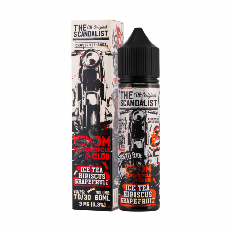 Жидкость The Scandalist 60ml 3mg (Venom Motorcycle Club (Холодный чай с грейпфрутом))