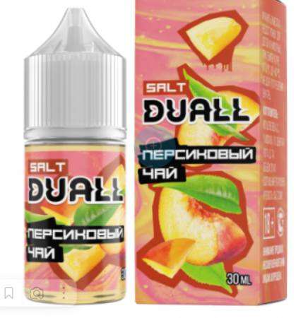 Жидкость Duall salt 30ml HARD 50mg (Персиковый чай, Hard)