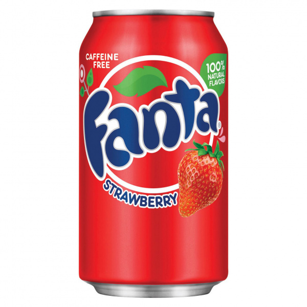 Напиток Fanta 355мл Ж/Б (Strawberry (Клубника))