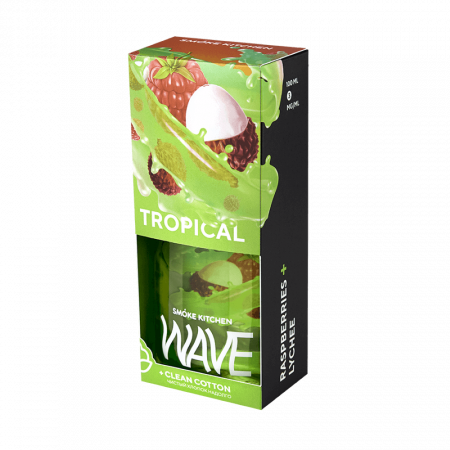 Жидкость Smoke Kitchen Wave 100ml 3mg (Tropical (Личи и малина))