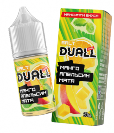 Жидкость Duall Extra salt 30ml HARD 50mg (Манго апельсин мята, Hard)