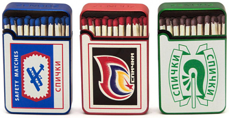 Зажигалка Zengaz ZL-8 Grand Jet Matches (Спички Советские)